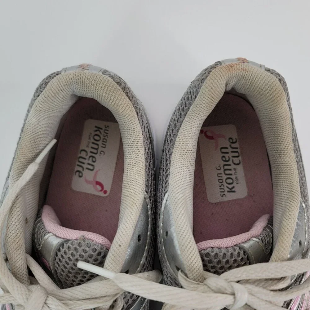 New Balance Womens Susan G Komen WW665KM Size 8 Gray Breast Cancer Sneakers‎